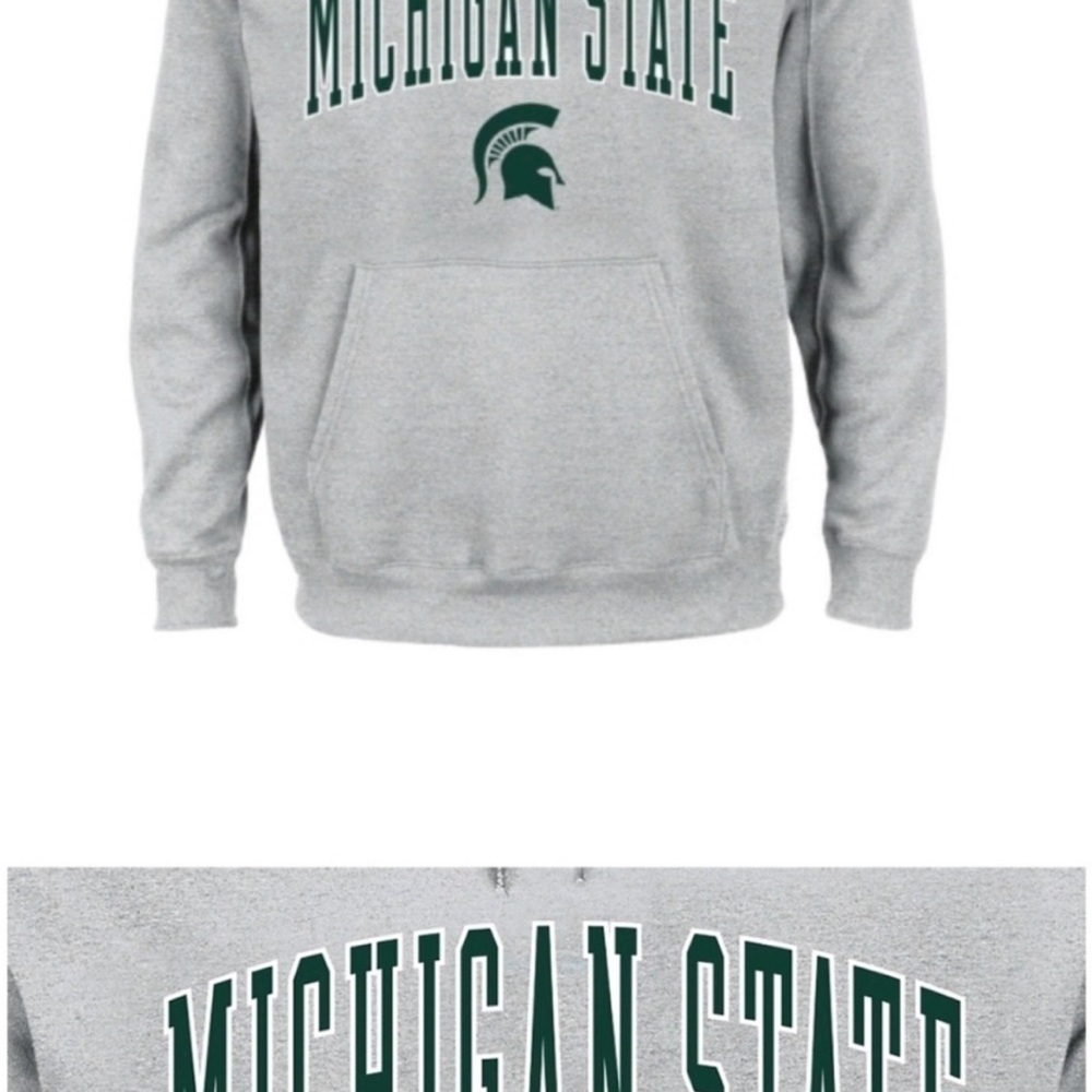 Profile Varsity Men's 3XL Big & Tall NCAA Michigan State Gray Hoodie New